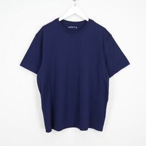 American Giant Men's Premium Slub Crew Tee Navy Blue Size XL NWOT